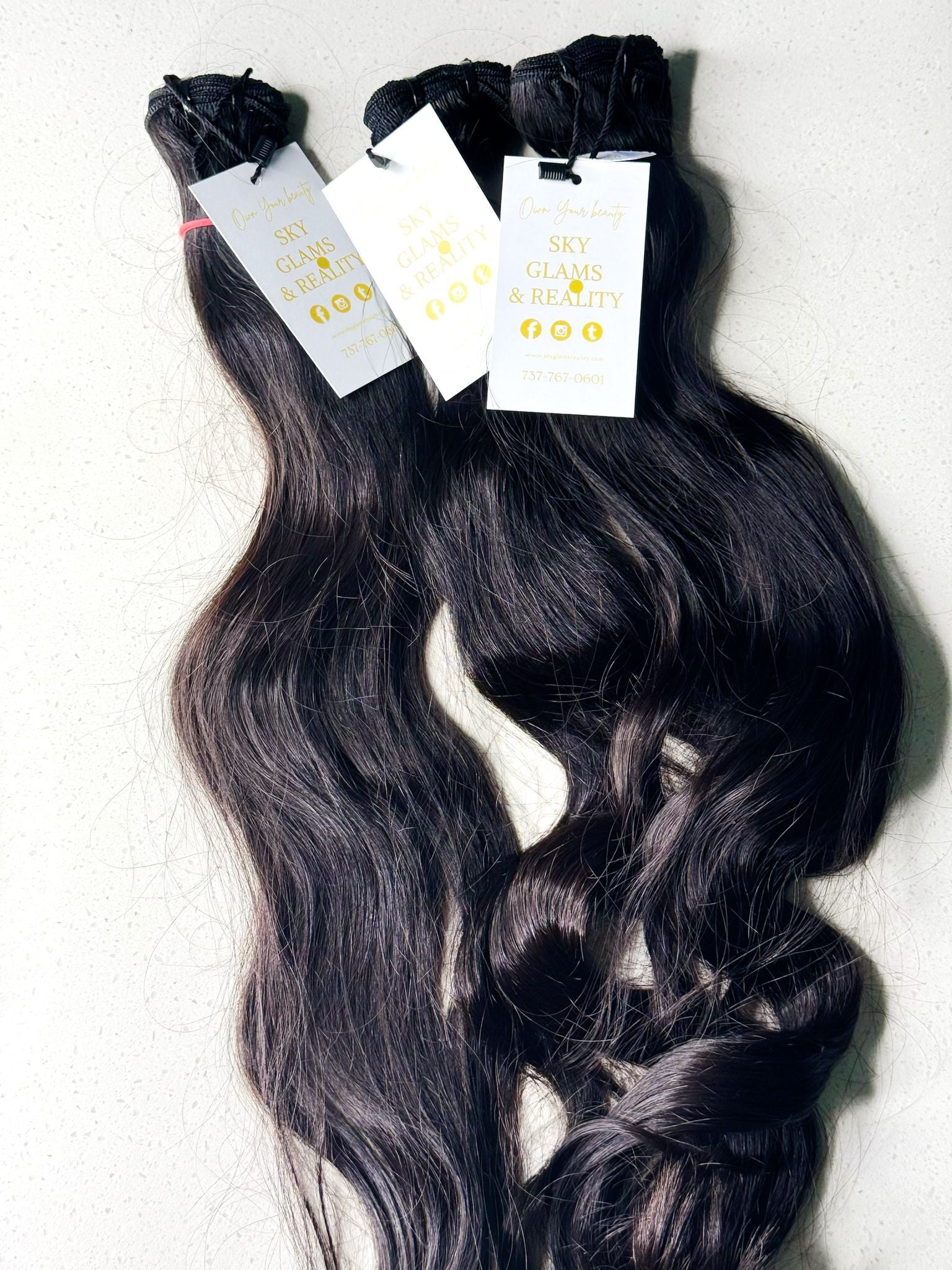 Bundle Silk Reality (Straight)  Starting at: $555 (24” + 26” + 28”)